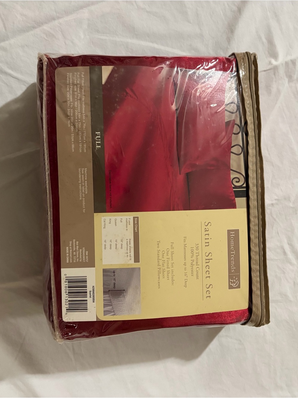 Satin Sheet Set NWT